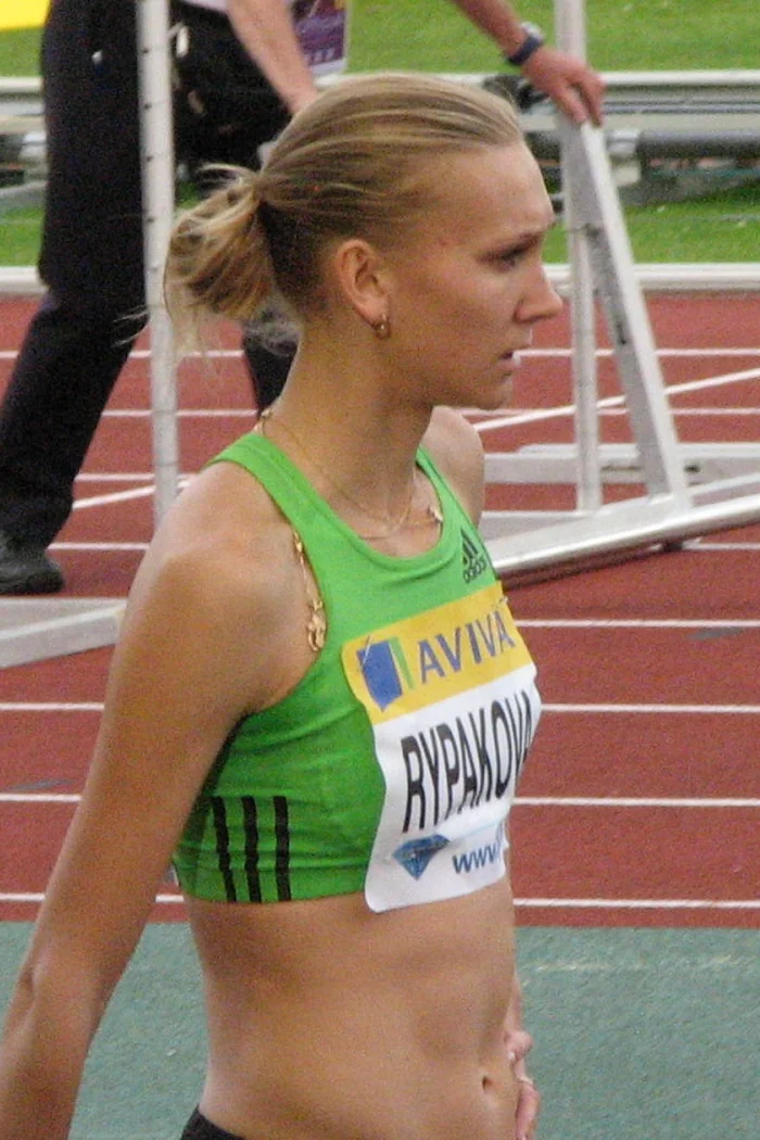 Olga Rypakova, athlète kazakhe, championne olympique de triple saut