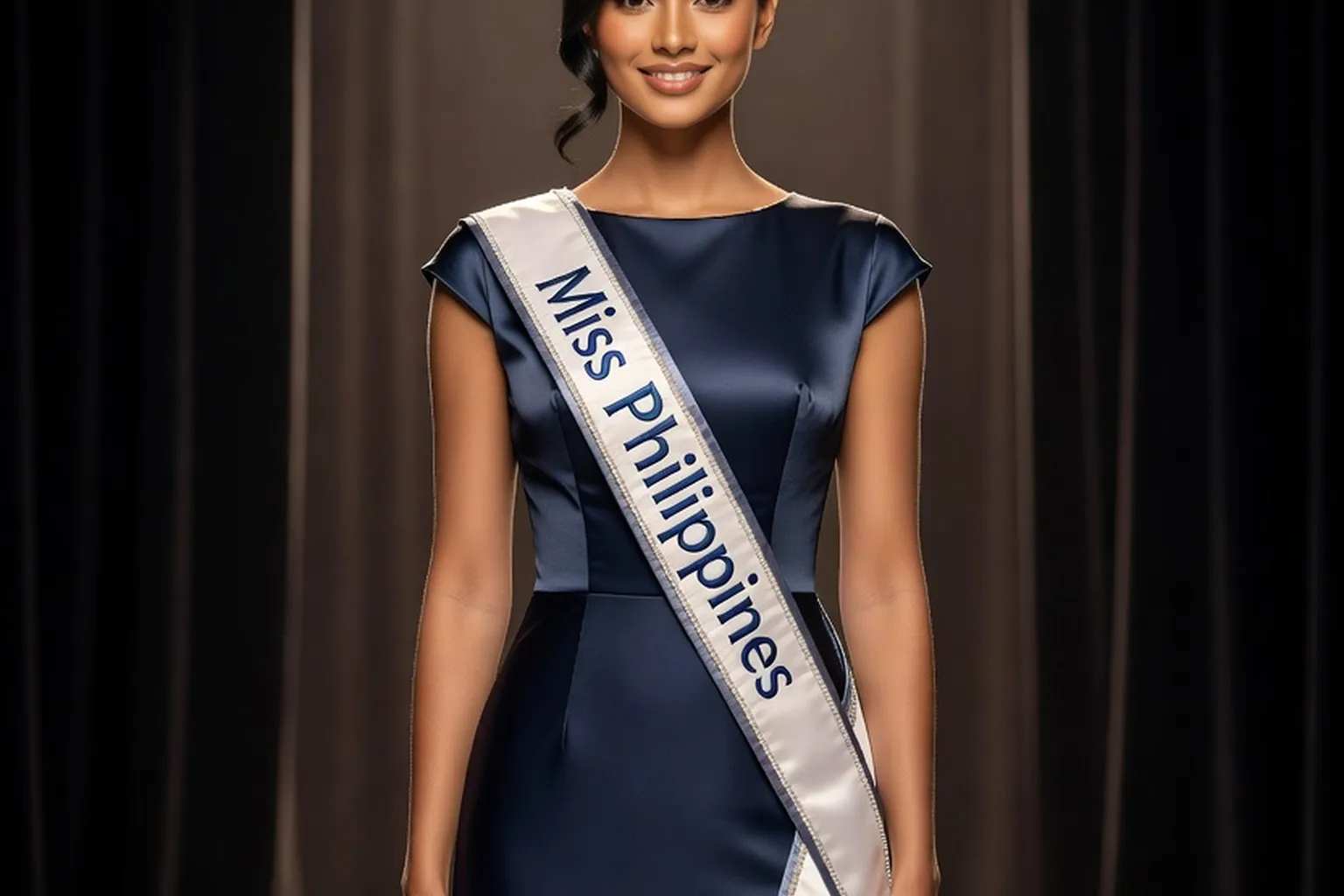 Défilé de candidates lors d'un concours de beauté national aux Philippines