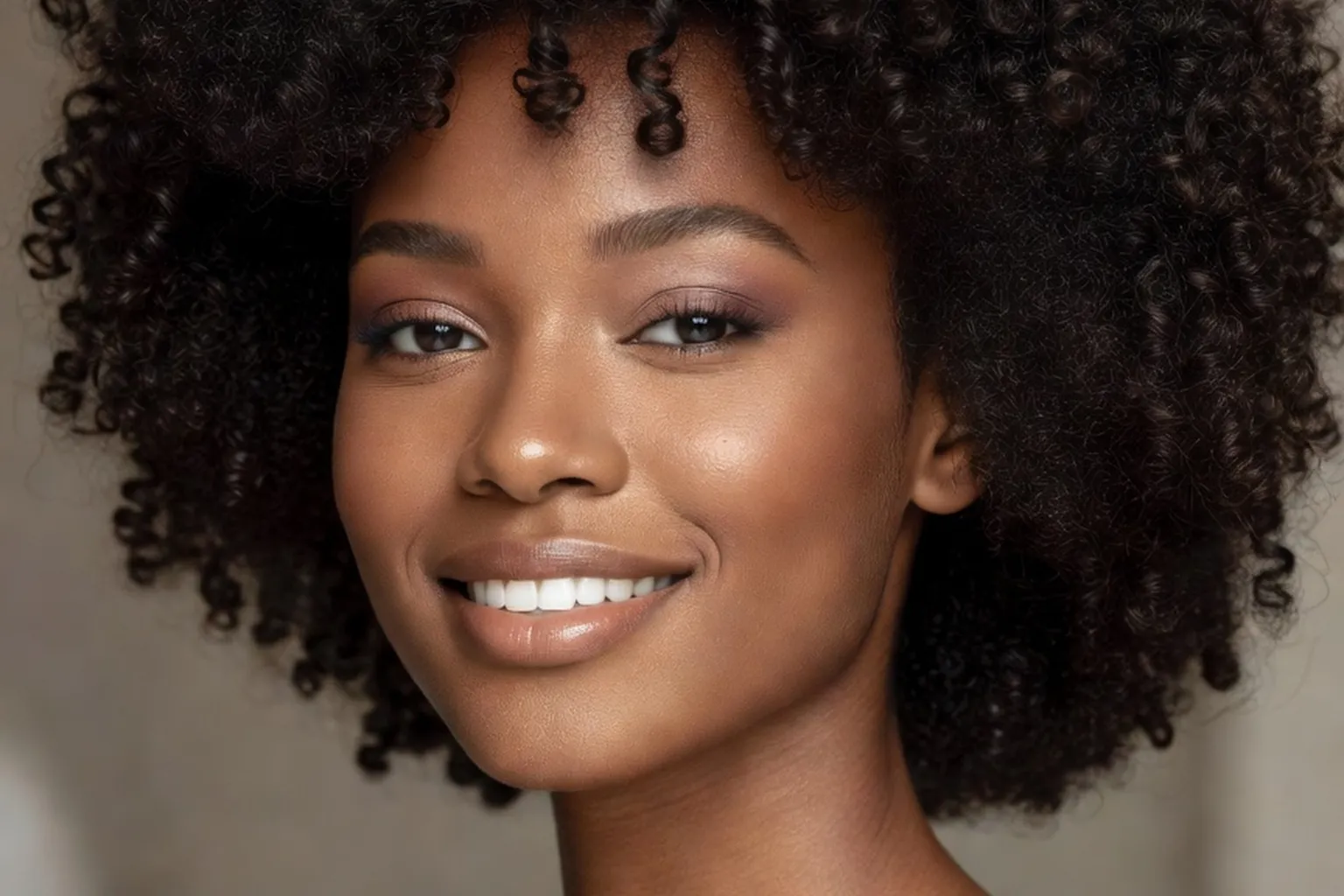 Coiffure afro naturelle mise en valeur lors d'un événement mode africain